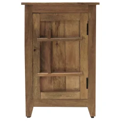 * 1 Door Mango Wood Cabinet Opening Sales< Cabinets & Chests