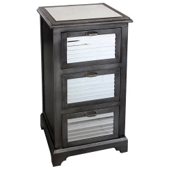 * 3 Drawer Shutter Mirror Cabinet Discount Online< Bedroom