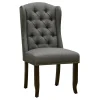 * Aahmad Charcoal Grey Dining Chair, Kd Online Discount< Dining Chairs & Benches