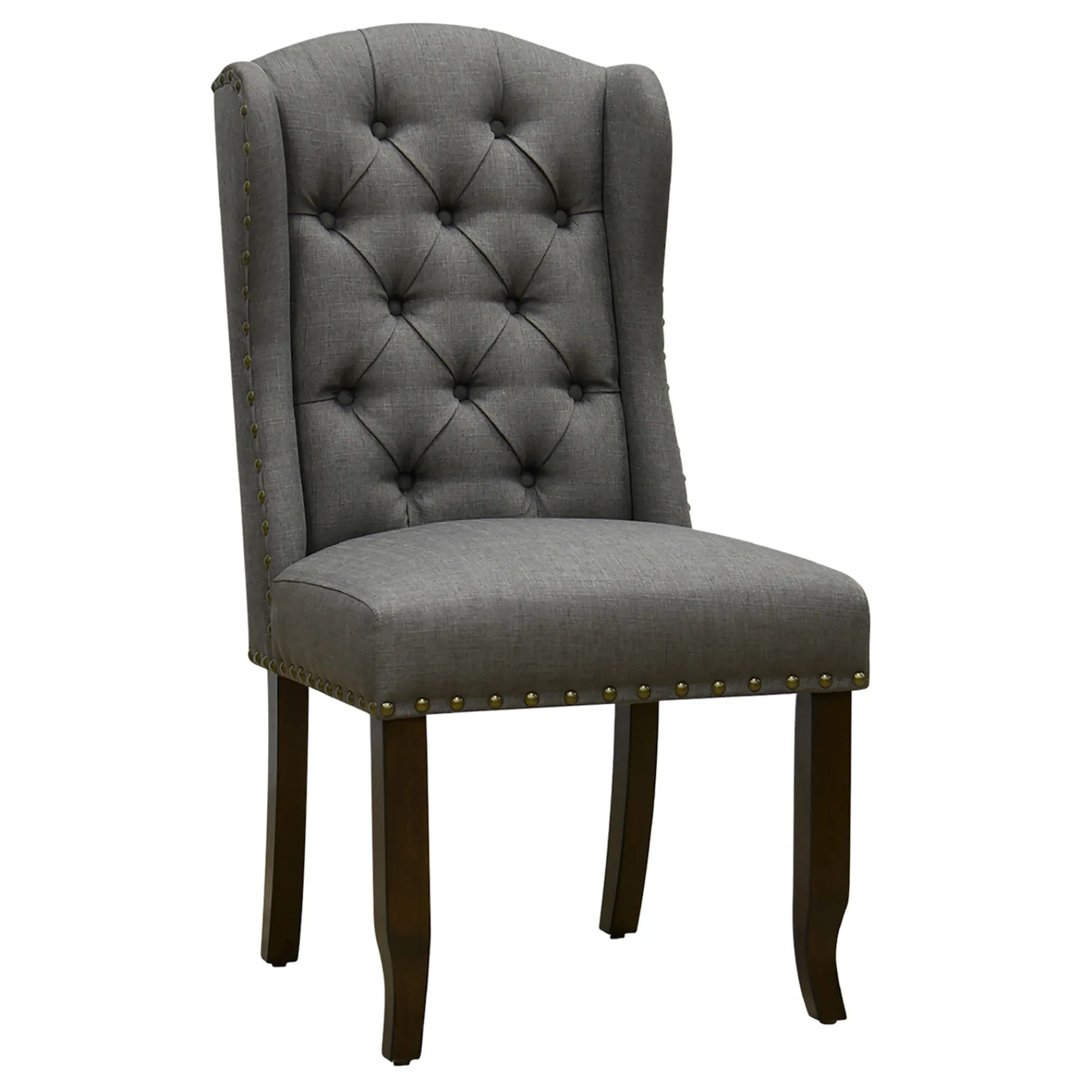 * Aahmad Charcoal Grey Dining Chair, Kd Online Discount< Dining Chairs & Benches