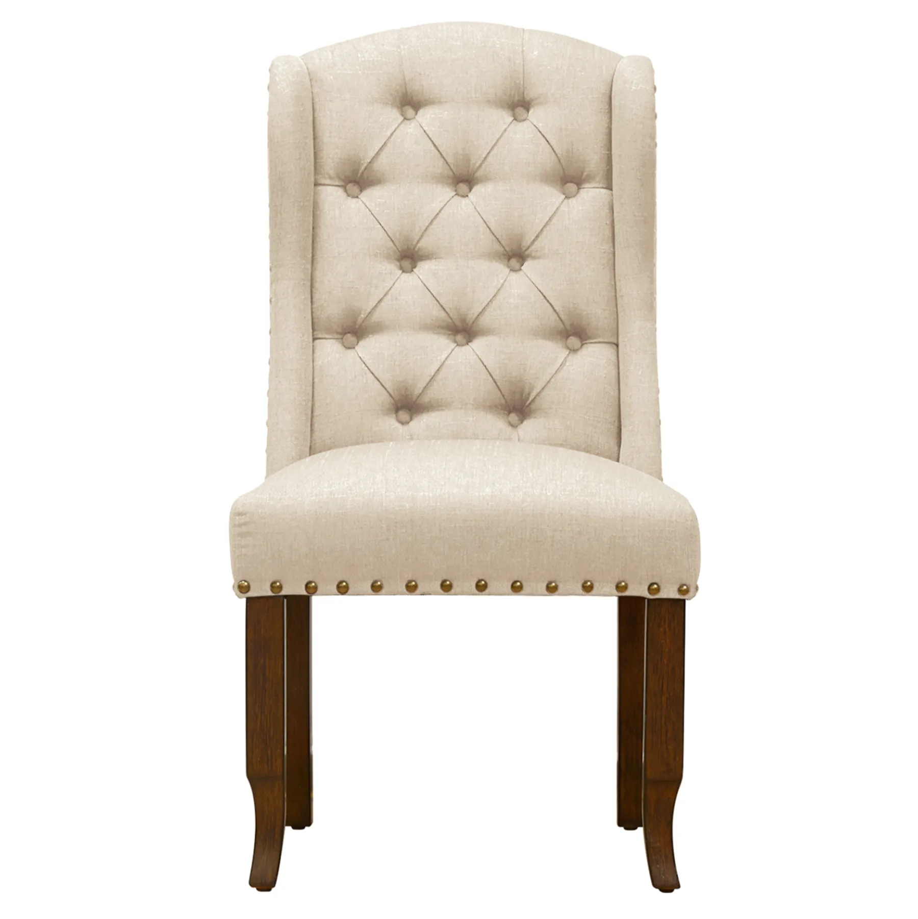 * Aahmad Winged Dining Chair, Natural Online Discount< Dining Chairs & Benches