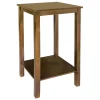 * Accent Table Lt Brown Premium< Accent Tables
