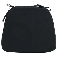 * Alexander Black Plush Foam Chair Pad Flash Sale< Dining Chair Cushions & Pads