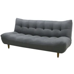 * Arya Grey Fabric Tufted Sofa Bed Bargain Sale< Sofas & Settees & Loveseats