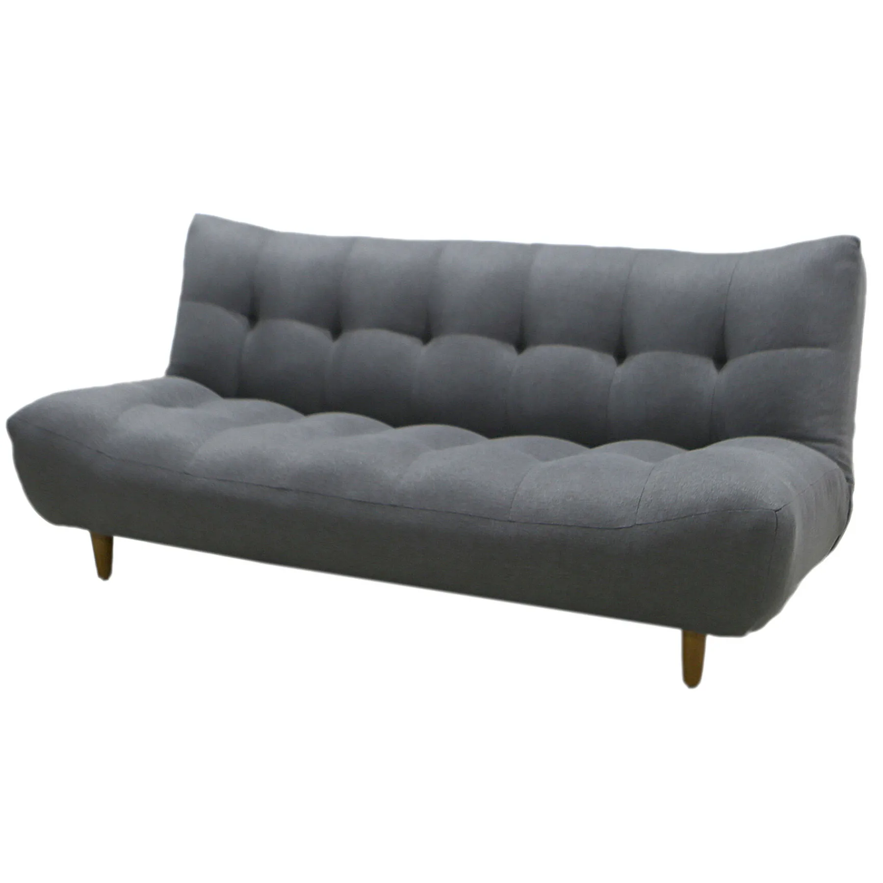 * Arya Grey Fabric Tufted Sofa Bed Bargain Sale< Sofas & Settees & Loveseats
