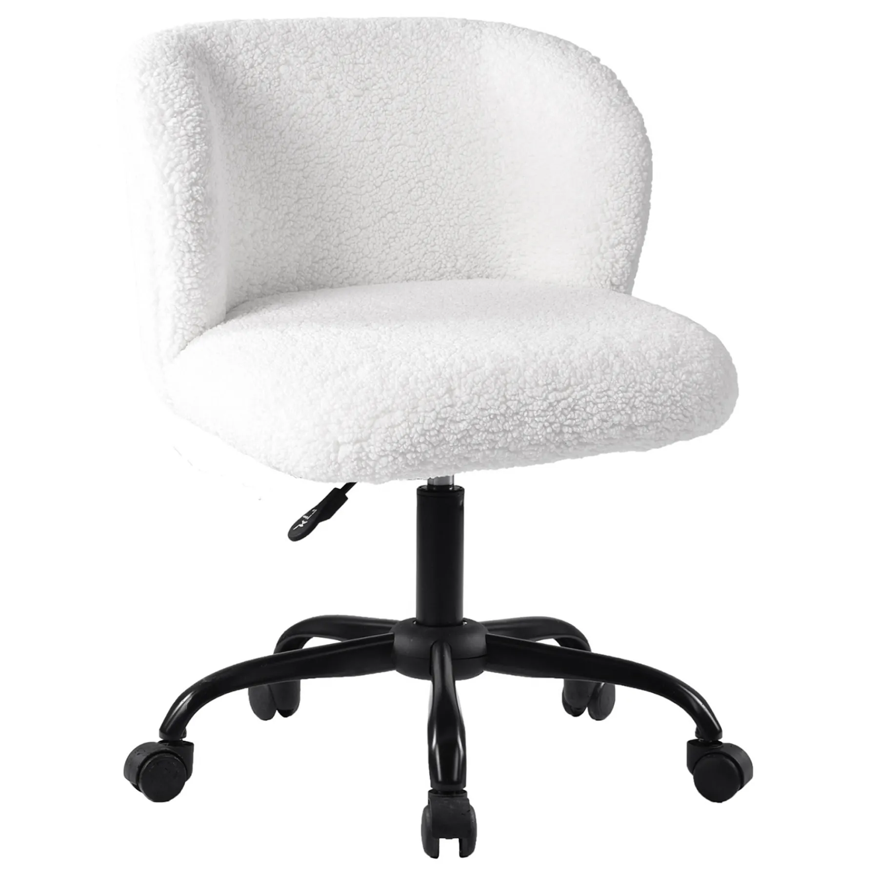* Aubrey White Sherpa Office Chair Featured< Office