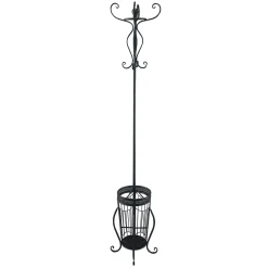 * Black Metal Coat Rack, Kd Good Quality< Baker'S Racks & Bar Carts