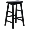 * Black Saddle Backless Barstool, 29 Promotion< Barstools