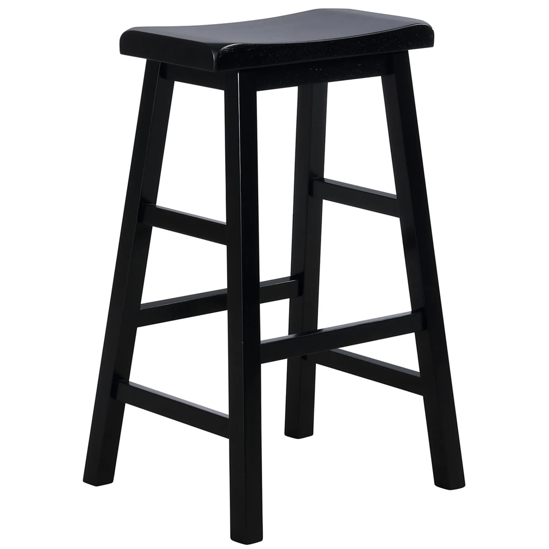 * Black Saddle Backless Barstool, 29 Promotion< Barstools