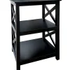 * Black 2-Tier Xavier Accent Table, 26 Promotion< Accent Tables