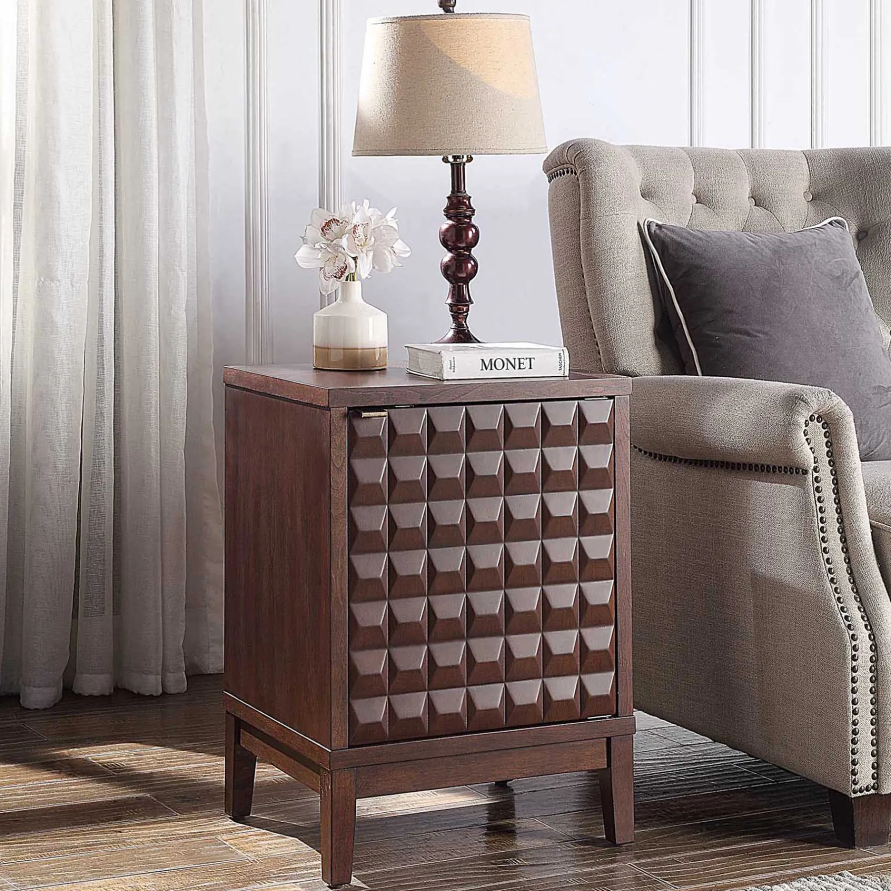 * Blaine 1-Door Cabinet Exquisite Gifts< Cabinets & Chests