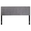 * Brian Cement Grey Headboard, King Low Price< Bedroom