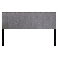 * Brian Cement Grey Headboard, King Low Price< Bedroom