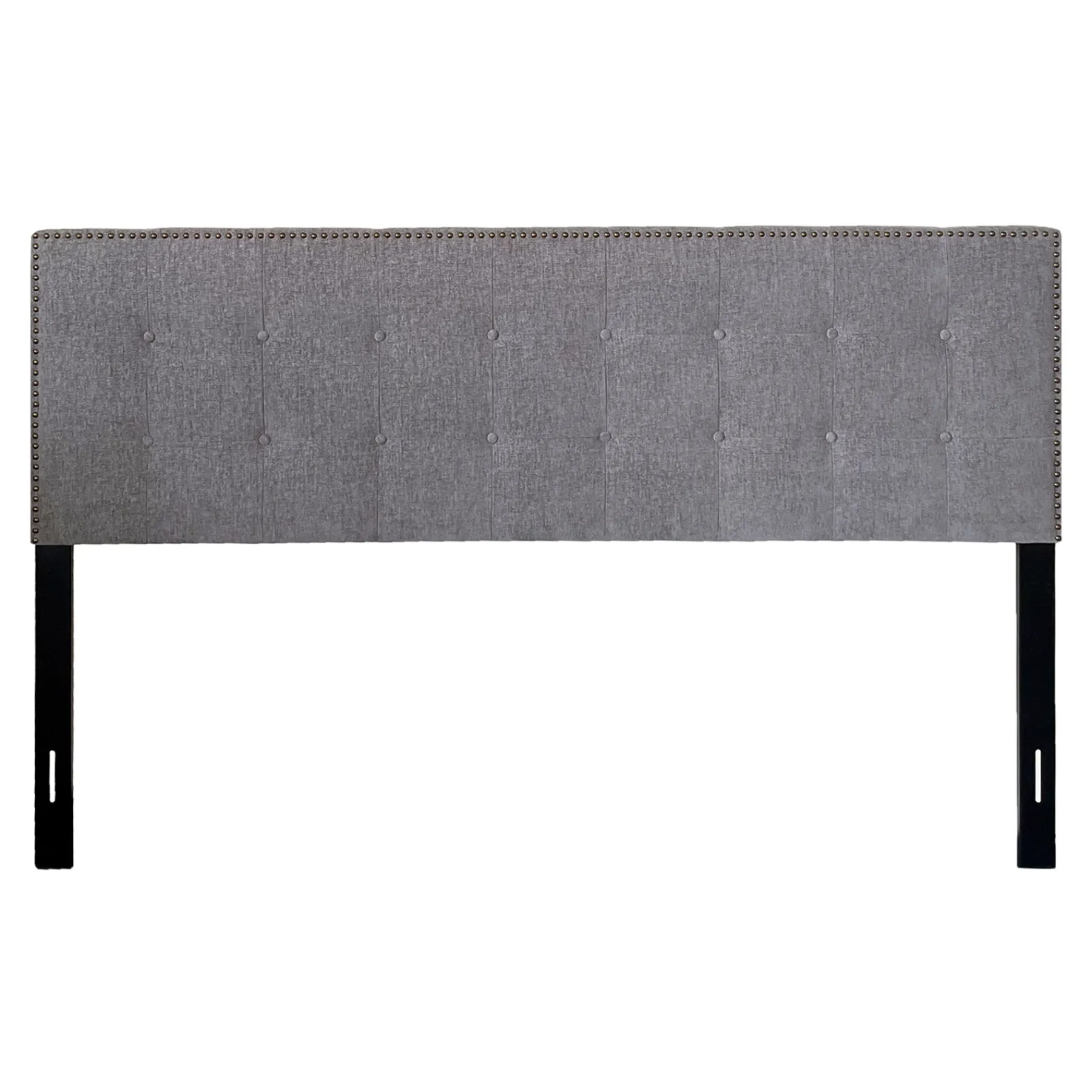 * Brian Cement Grey Headboard, King Low Price< Bedroom