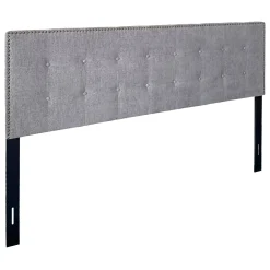 * Brian Cement Grey Headboard, King Low Price< Bedroom