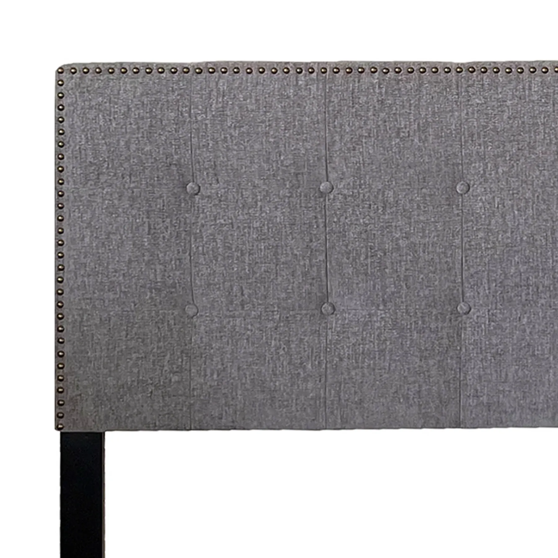 * Brian Cement Grey Headboard, King Low Price< Bedroom