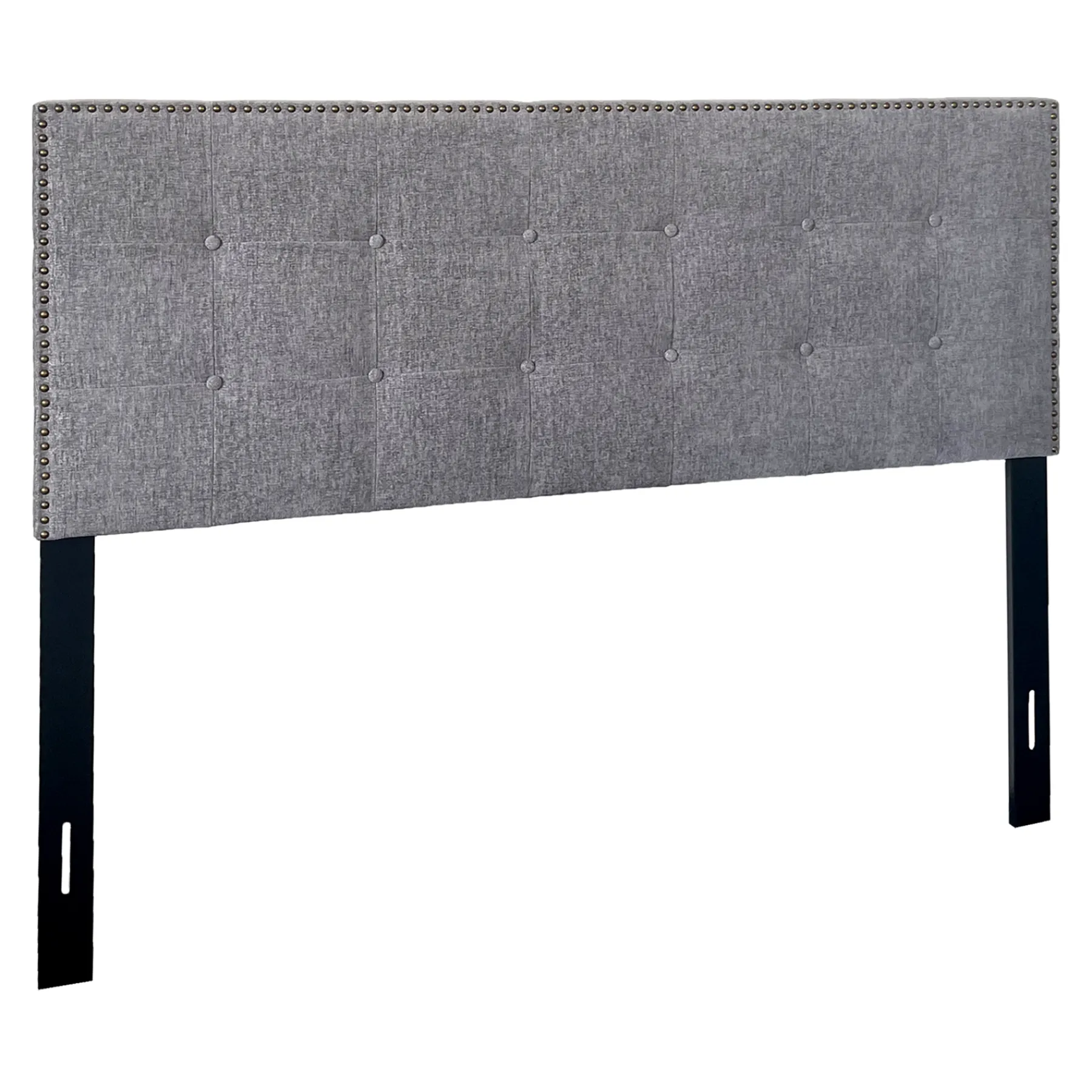 * Brian Cement Grey Headboard, Queen Less Expensive< Bedroom