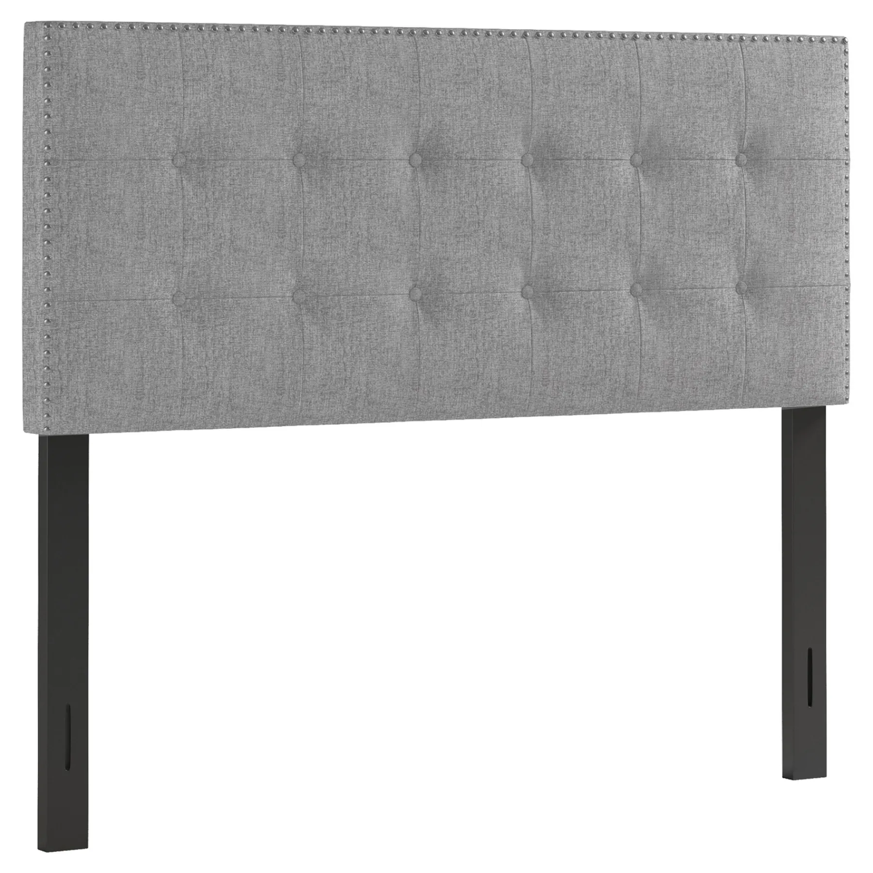 * Brian Grey Tufted Headboard, Queen Bargain Sale< Bedroom