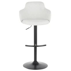 * Bryce Adjustable Barstool, Light Grey Opening Sales< Dining Tables & Sets