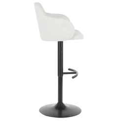 * Bryce Adjustable Barstool, Light Grey Opening Sales< Dining Tables & Sets