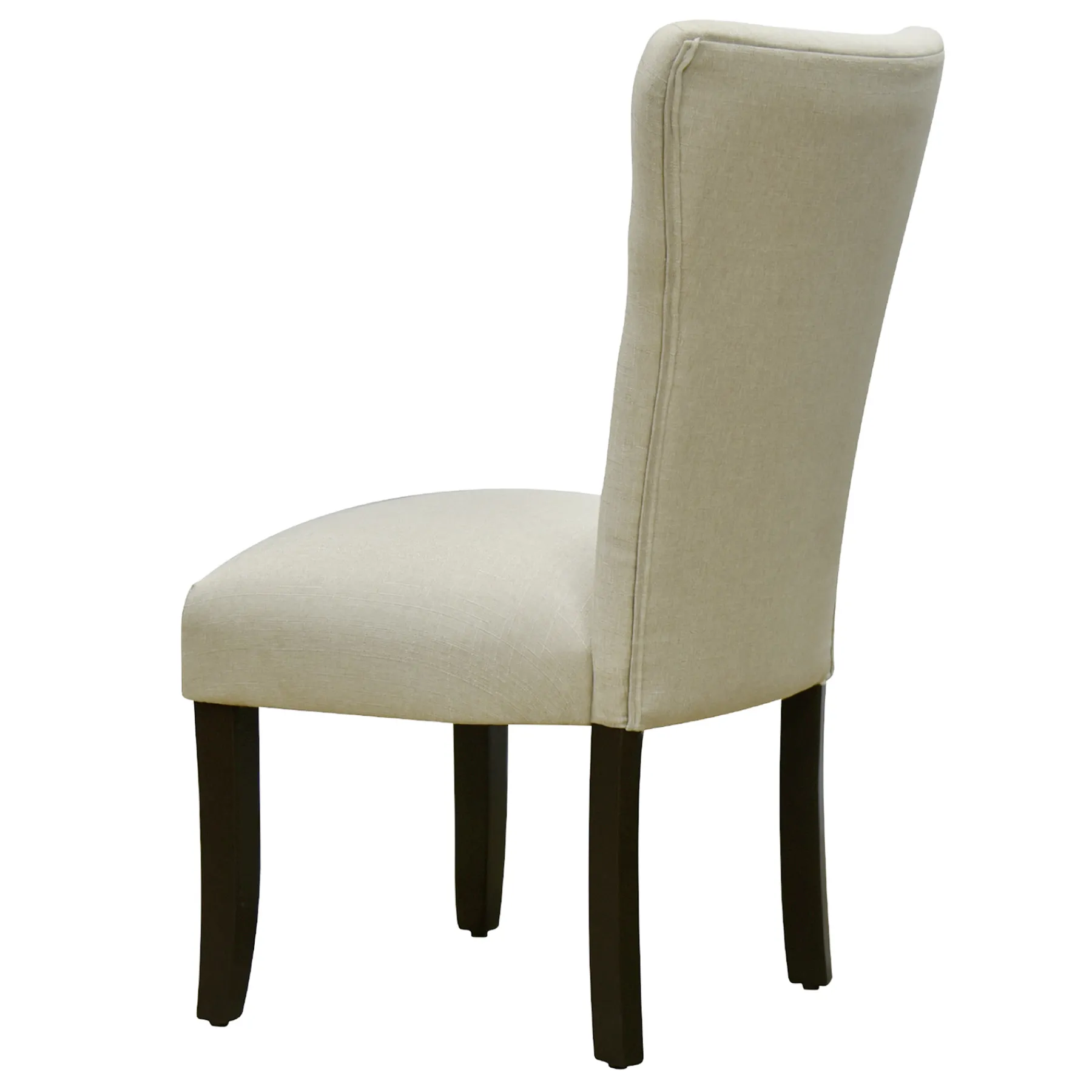* 9-Button Natural Parson Dining Chair Flash Sale< Dining Chairs & Benches