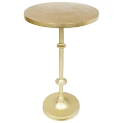 * Calvin Gold Metal Accent Table, 22 Opening Sales< Accent Tables
