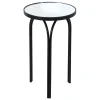 * Colton Mirrored-Top Accent Table, Black Promotion< Accent Tables