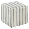 * Cottage Thin Striped Ottoman Promotion< Ottomans & Poufs
