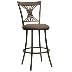 * Devon Brown Swivel Barstool, 30 Featured< Barstools
