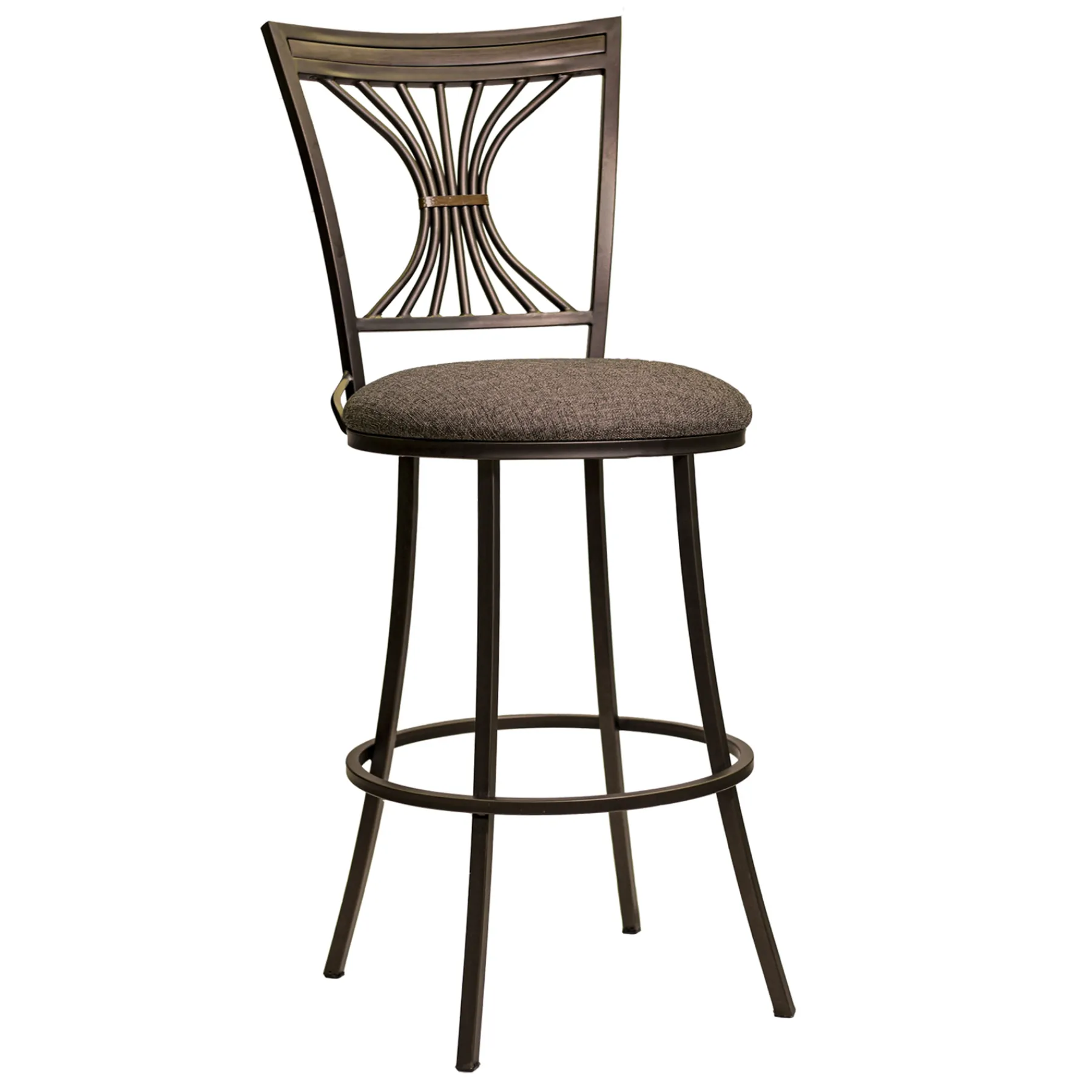 * Devon Brown Swivel Barstool, 30 Featured< Barstools
