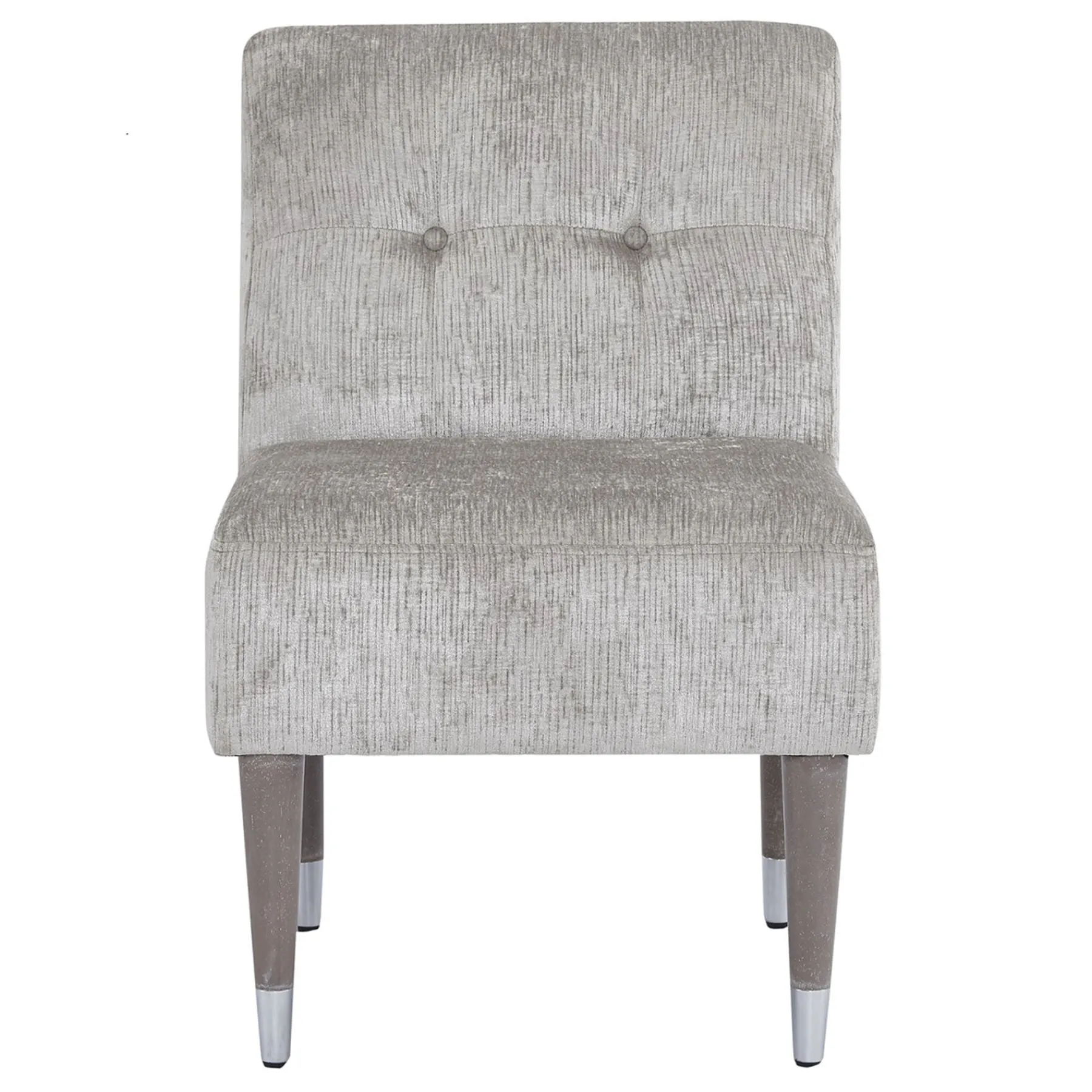 * Dove Accent Chair With Silver Capped Wood Legs Promotion< Accent Chairs