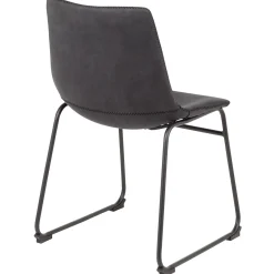 * Drake Modern Industrial Dining Chair, Dark Grey Promotion< Dining Chairs & Benches