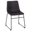* Drake Modern Industrial Dining Chair, Grey Discount Online< Dining Chairs & Benches