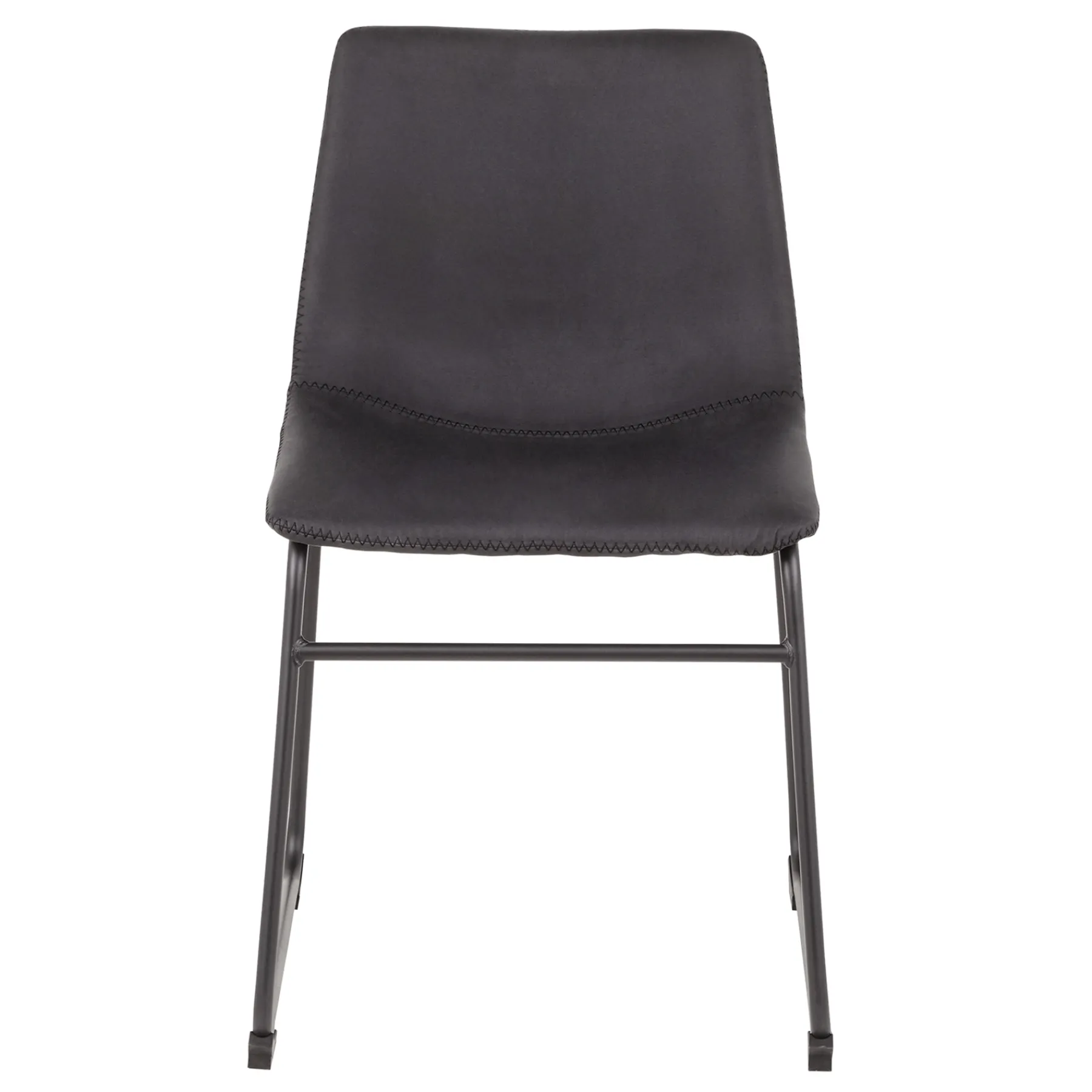 * Drake Modern Industrial Dining Chair, Grey Discount Online< Dining Chairs & Benches