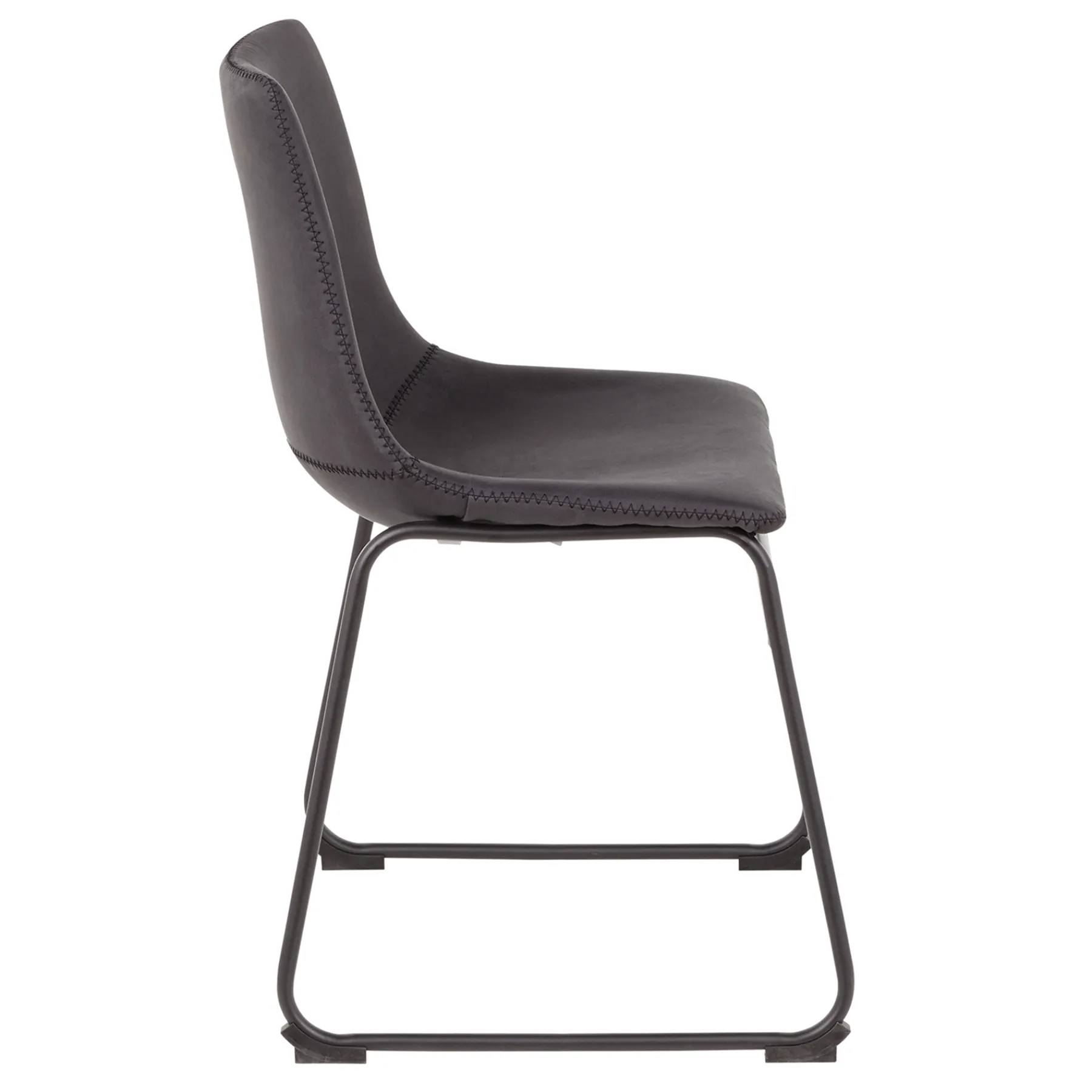 * Drake Modern Industrial Dining Chair, Grey Discount Online< Dining Chairs & Benches