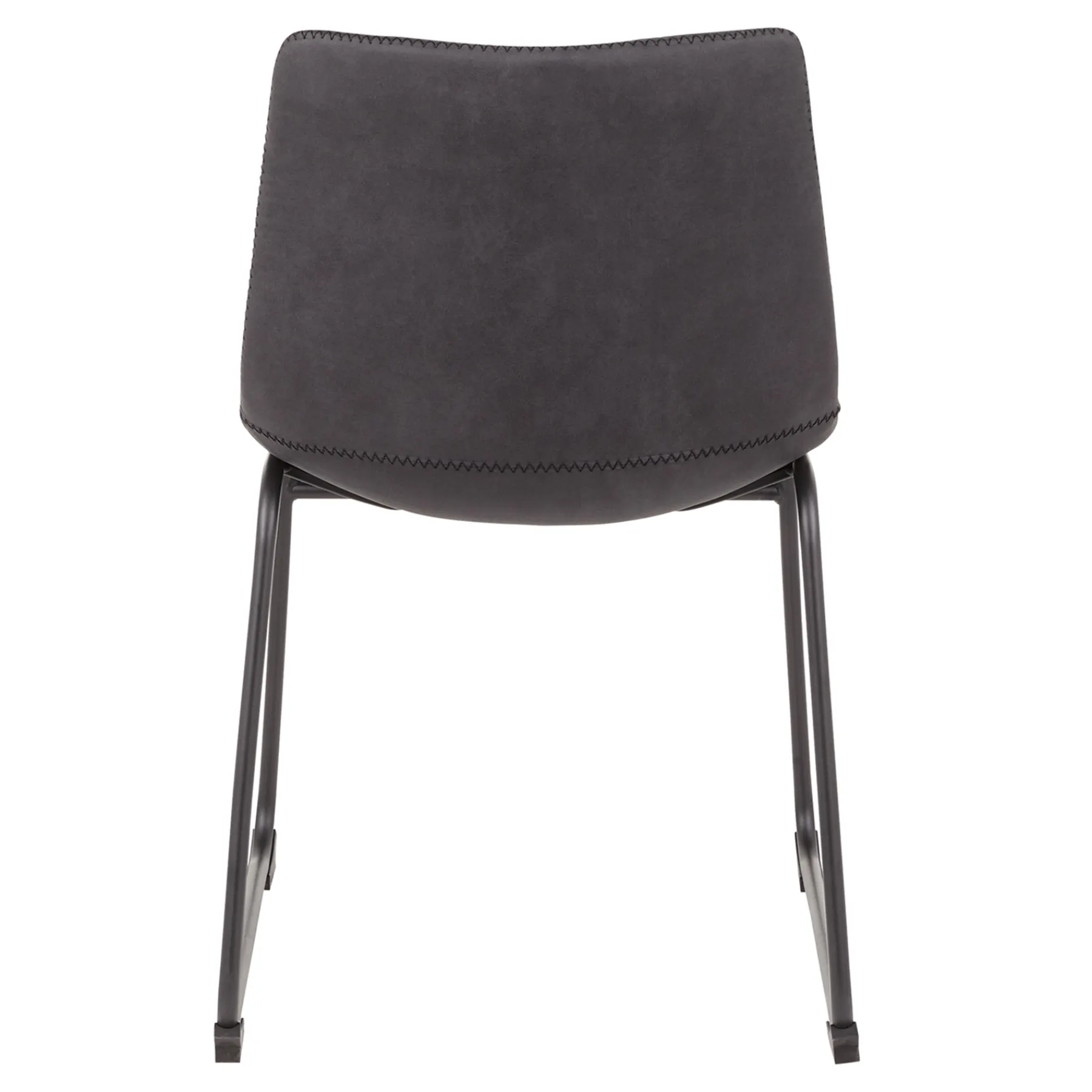 * Drake Modern Industrial Dining Chair, Grey Discount Online< Dining Chairs & Benches