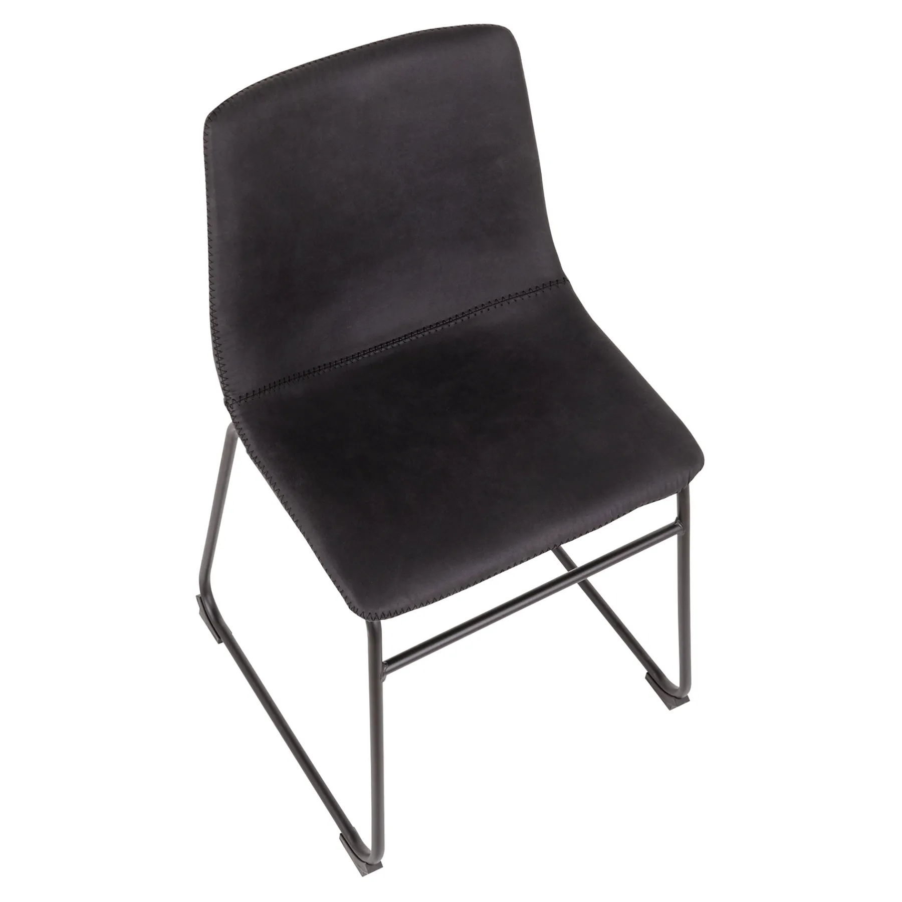 * Drake Modern Industrial Dining Chair, Grey Discount Online< Dining Chairs & Benches