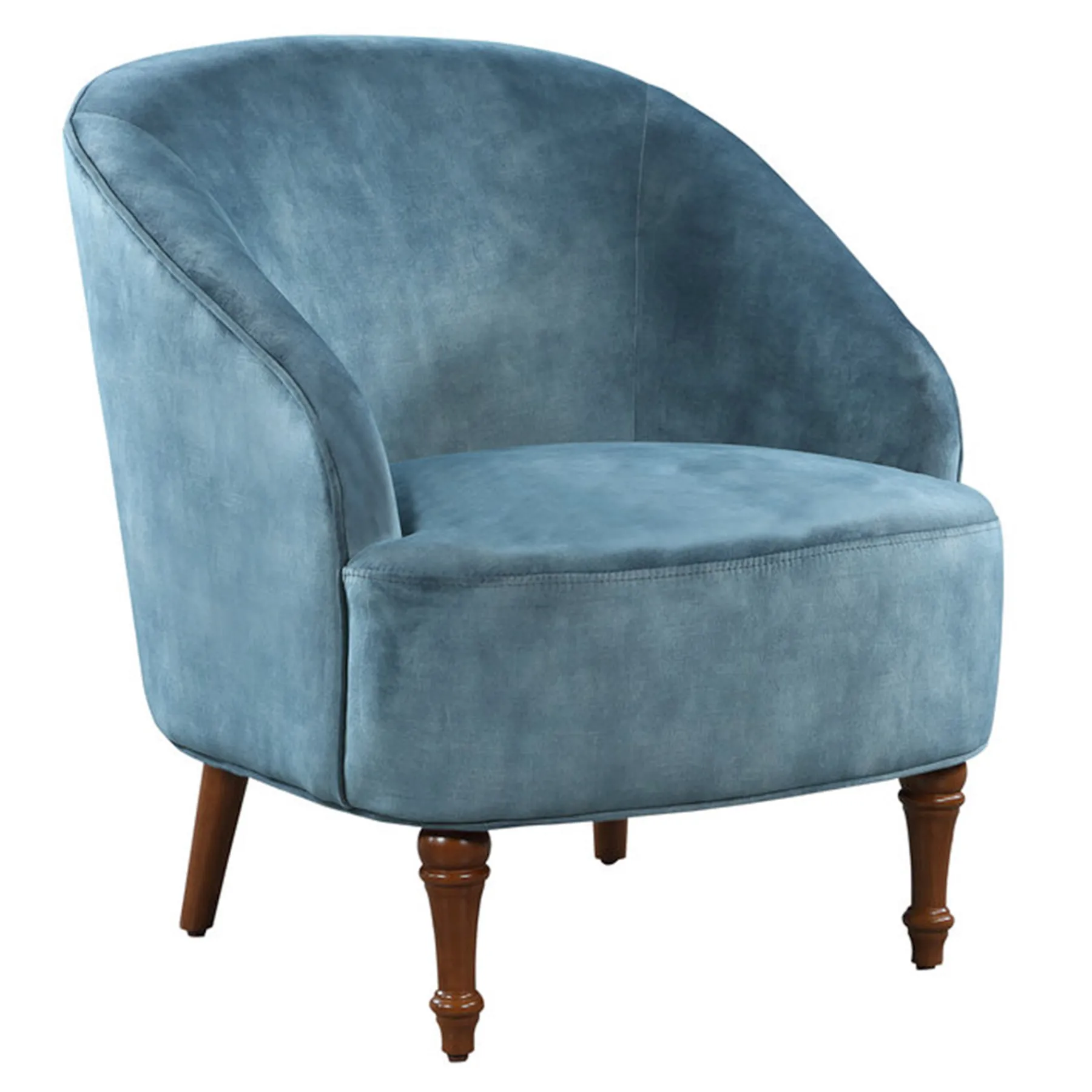 * Ella Slate Blue Accent Chair Featured< Accent Chairs