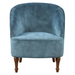 * Ella Slate Blue Accent Chair Featured< Accent Chairs