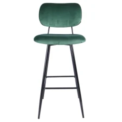 * Emerald Velvet Barstool Exquisite Gifts< Barstools