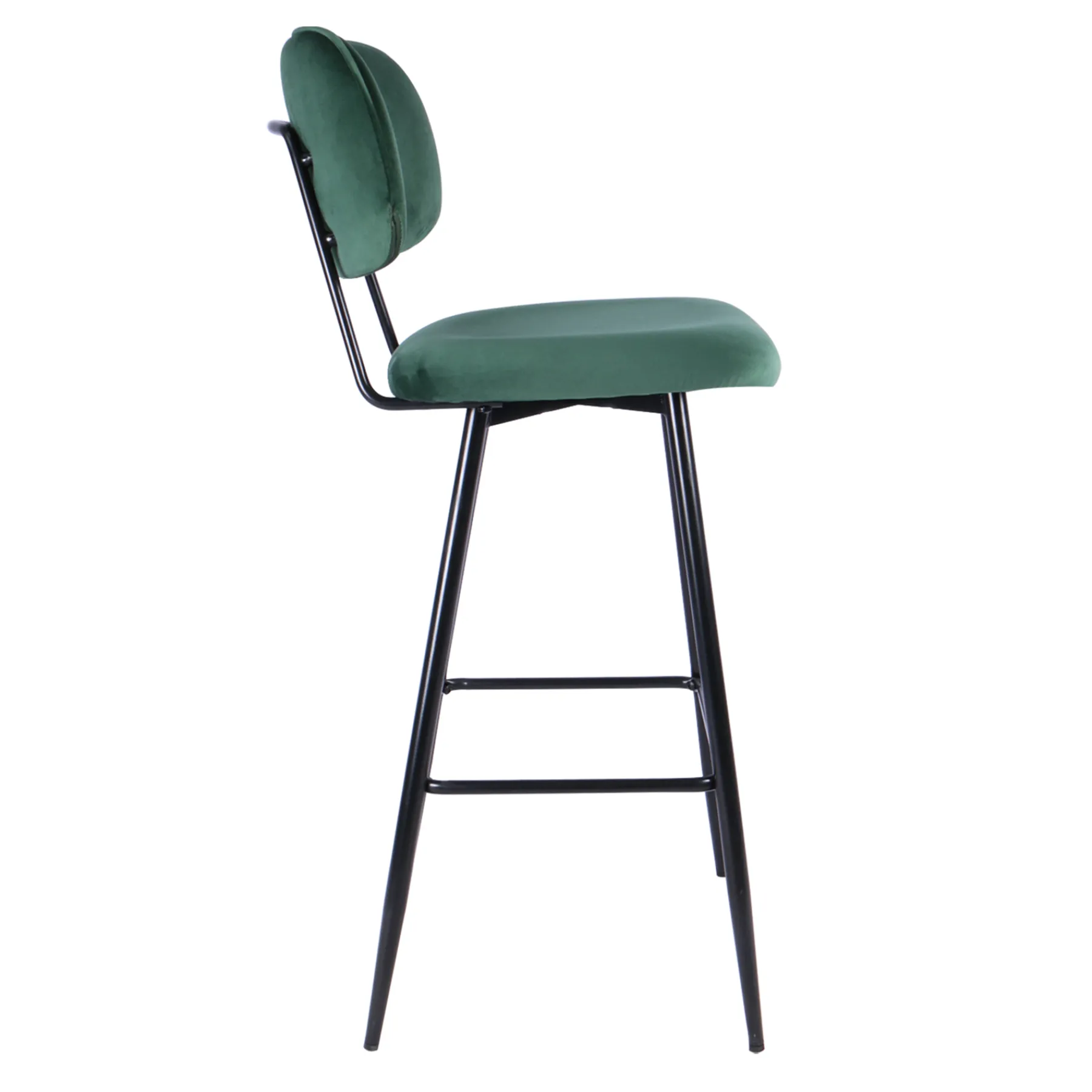 * Emerald Velvet Barstool Exquisite Gifts< Barstools