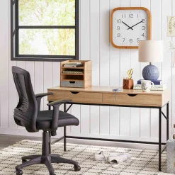 * Enzo Black Adjustable Office Chair Less Expensive< Office