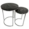 * Essex Black Marble Nesting Tables Online Discount< Accent Tables