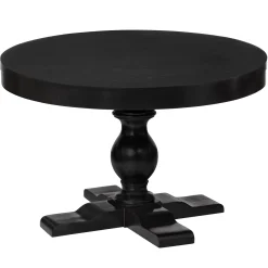 * Evening Mist Round Black Wooden Tabletop-Base Sold Separately, 48 Gift Selection< Dining Tables & Sets