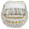 * Francis Handwoven Fringe Pouf, 18 Low Price< Ottomans & Poufs