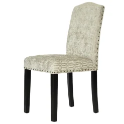 * Gabriel Trellis Grey Dining Chair Fashion< Dining Chairs & Benches