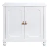 * Grace Mitchell Asbury White 2-Door Cabinet Premium< Cabinets & Chests
