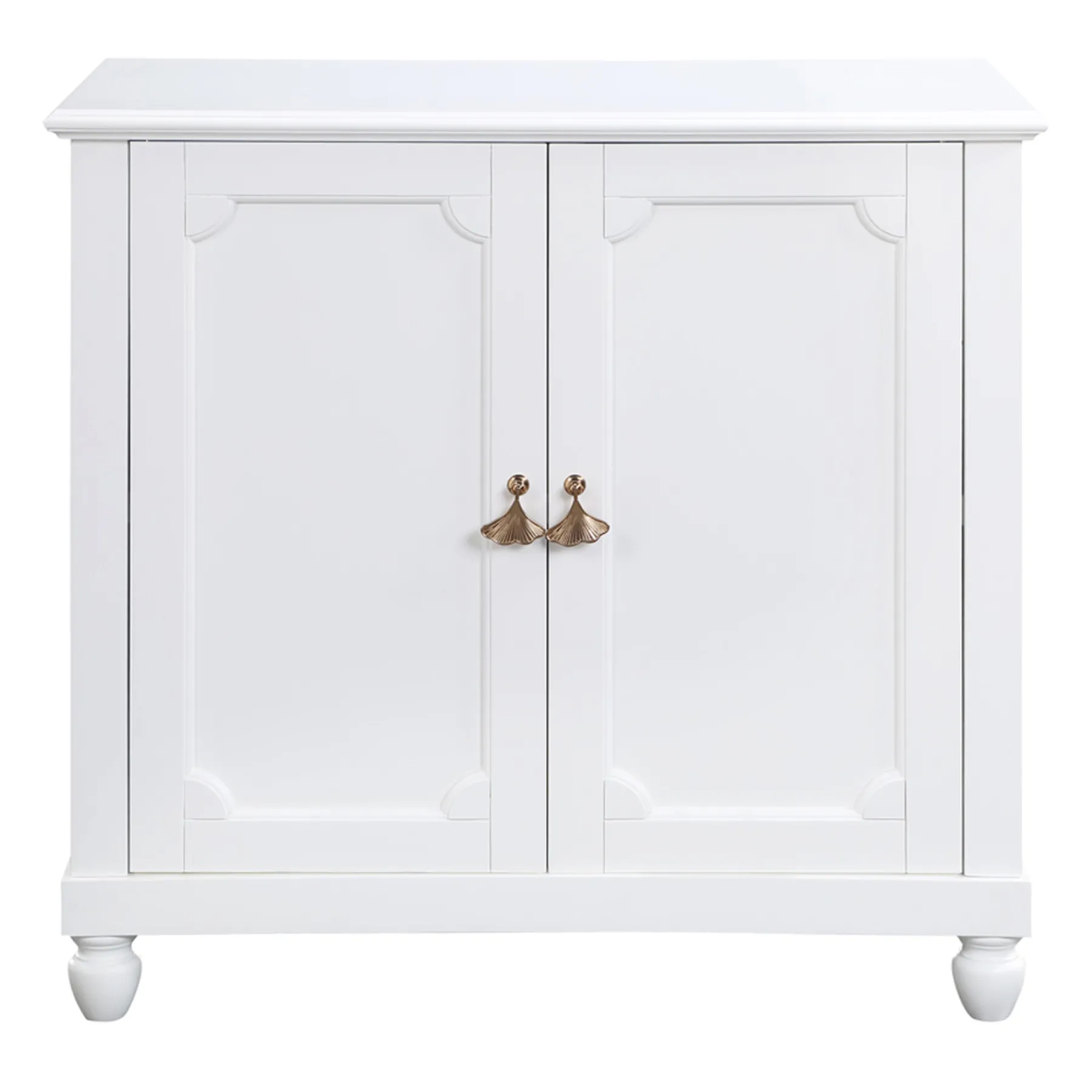 * Grace Mitchell Asbury White 2-Door Cabinet Premium< Cabinets & Chests