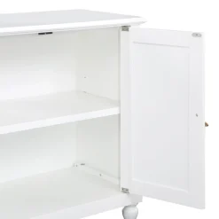 * Grace Mitchell Asbury White 2-Door Cabinet Premium< Cabinets & Chests