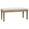 * Grace Mitchell Bailey Tufted Bench With Ring Accents, Kd Discount< Benches
